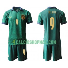 Italia Andrea Belotti 9 Bambino Maglia Terza Euro 2020 Manica Corta (+ Pantaloncini)